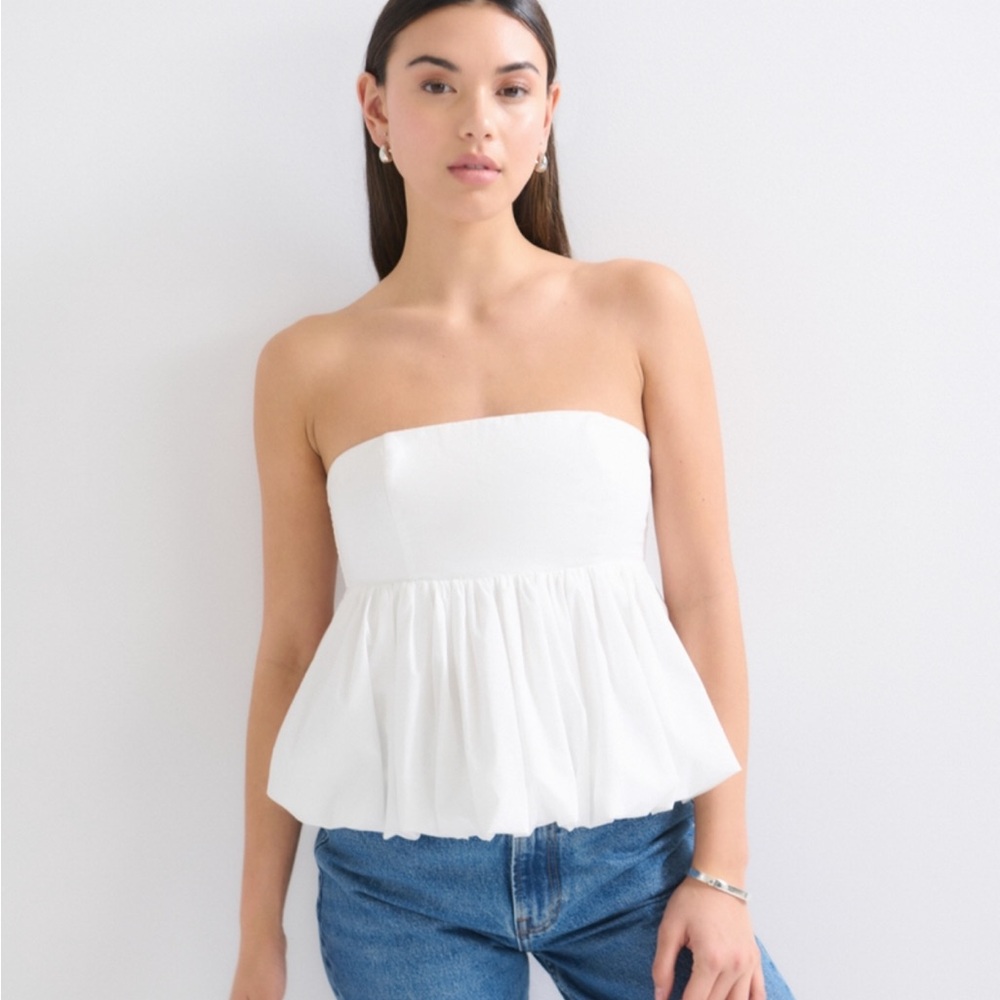 Abercrombie Bubble Hem Top